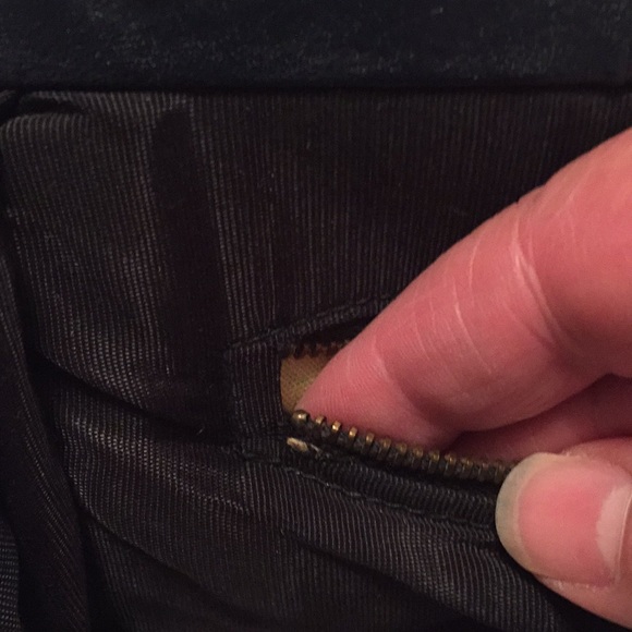 Vintage Dk Navy Leather Doctor satchel Retro - Picture 7 of 8